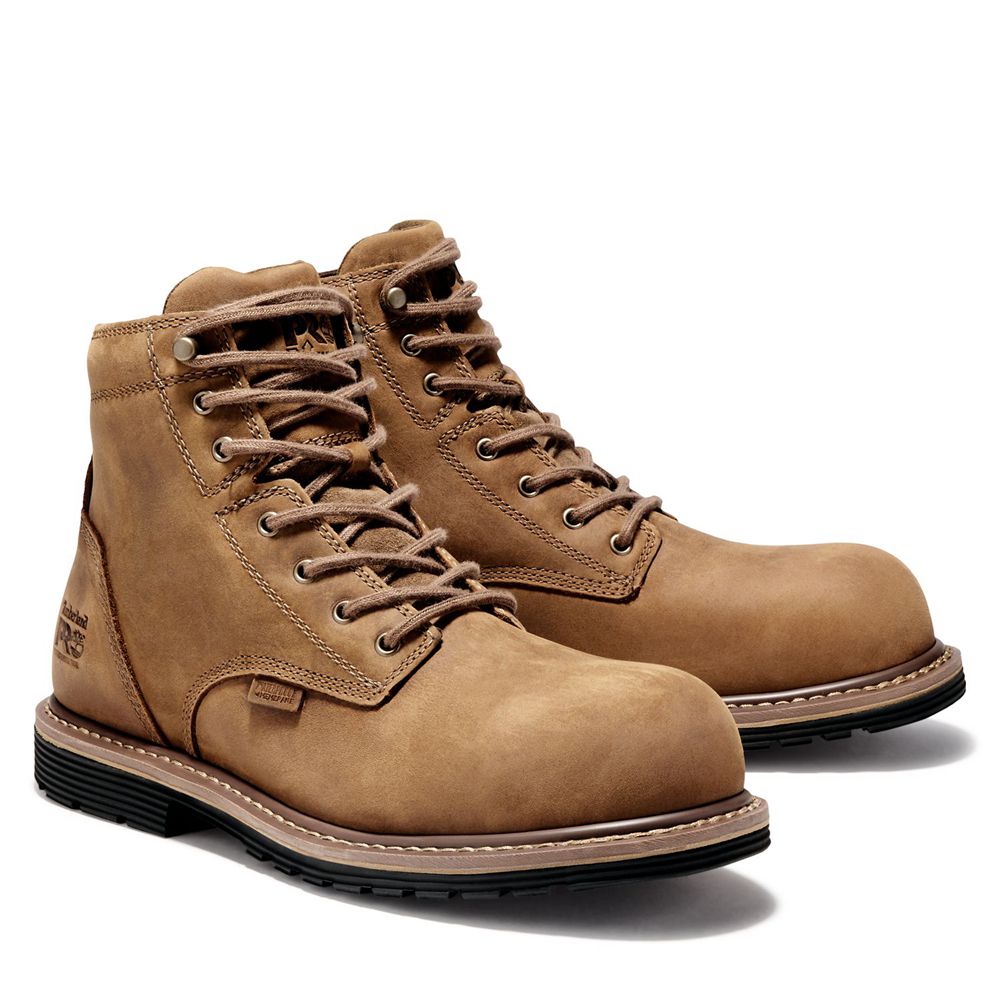 Bocanci Pro Timberland Barbati Maro - Millworks 6\" Comp Toe - Romania - XNTQPE213